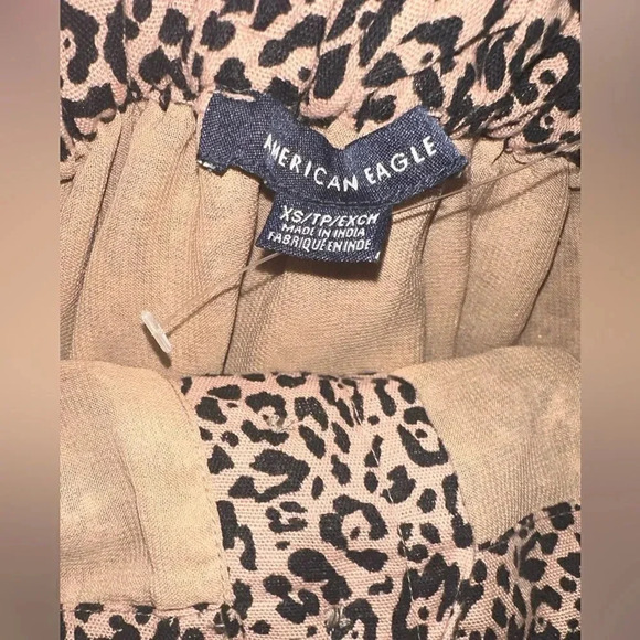 NWOT- American Eagle Outfitters Paperbag Lined Animal Print Skirt. Size XS. - Picture 6 of 7
